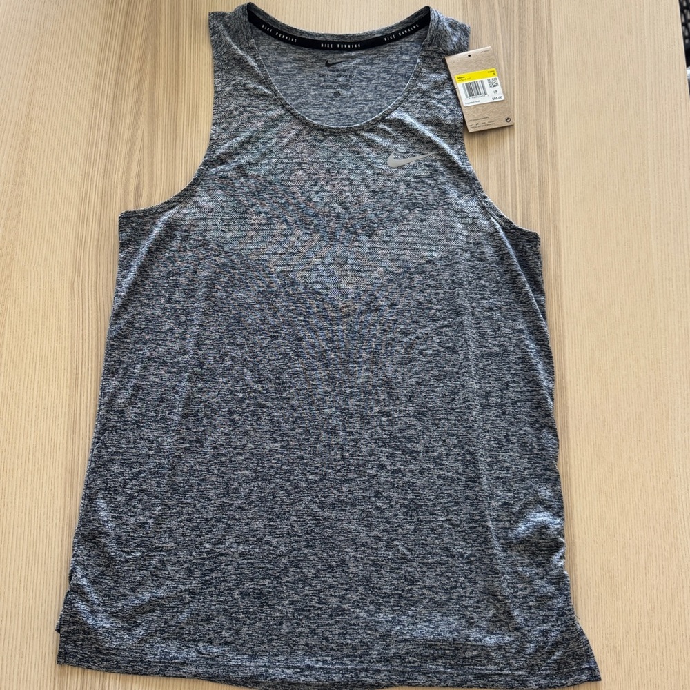 Nike Heathered Gray Running Tank